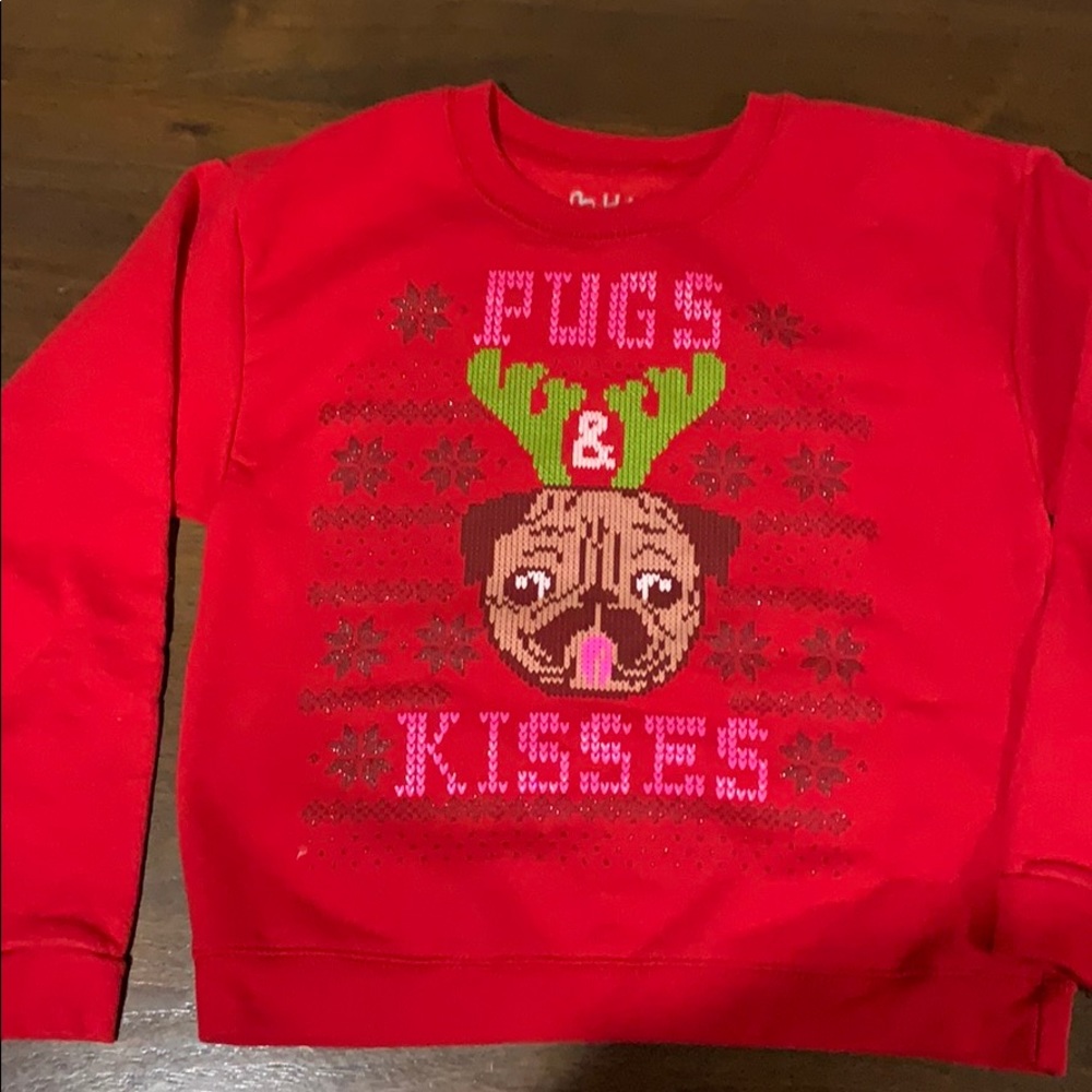 Christmas Sweater - pugs!